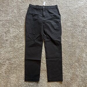 Banana Republic  Mens Lived-In Chino Casual Dress Pants 33x34‎ Dark Gray